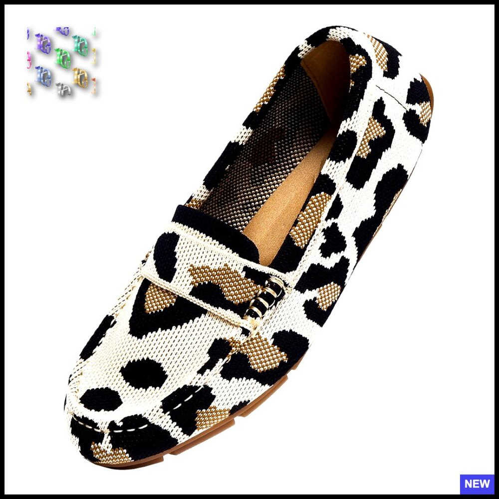 Mesh Loafers For Women Comfortable Casual Slip-On Flats With Arch Support